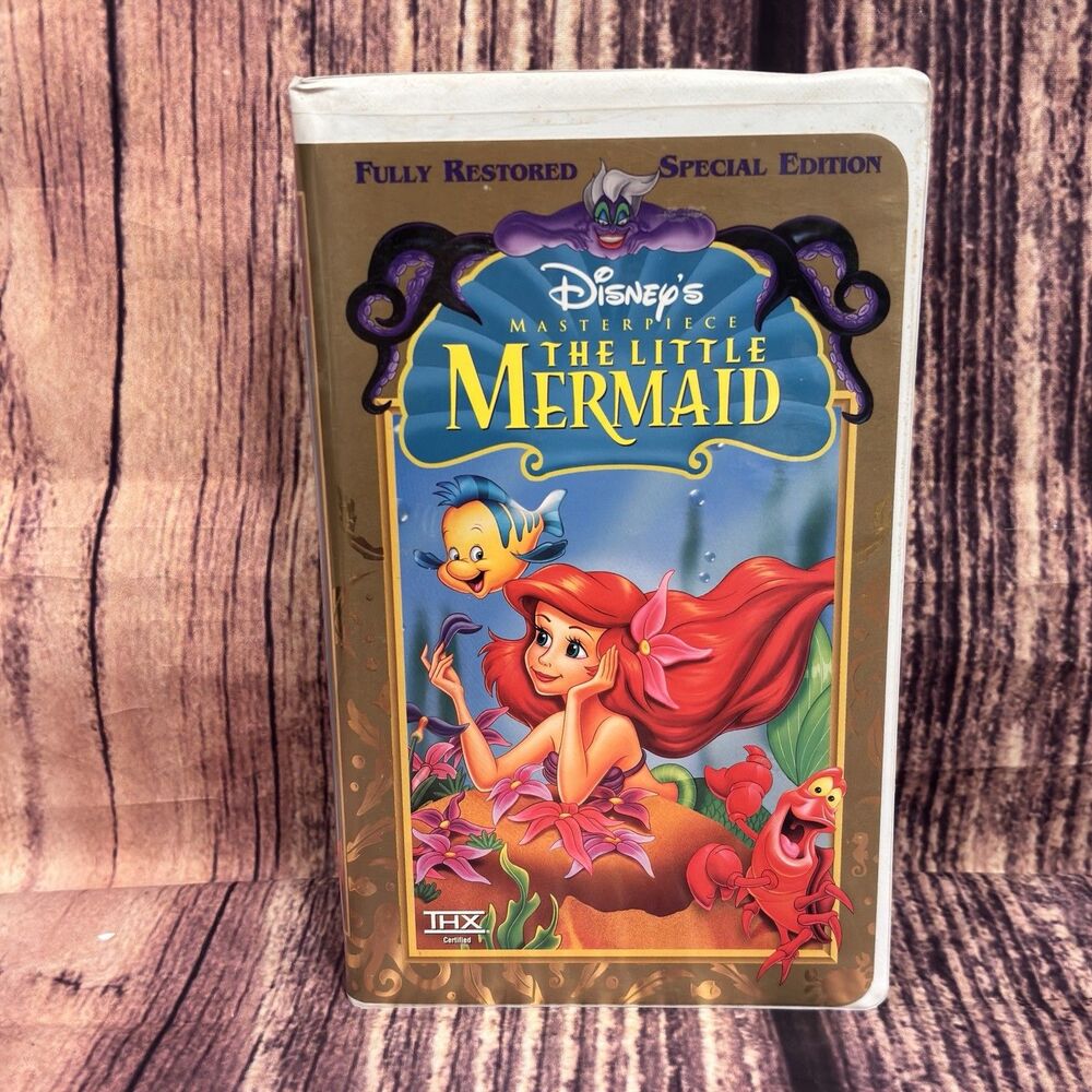 DISNEY'S MASTERPIECE COLLECTION Special Edition The Little Mermaid VHS Tape